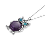 Afrikanischer Amethyst, Grüner Howlit Schmuckset ca. 50 cm 50.51 ct
