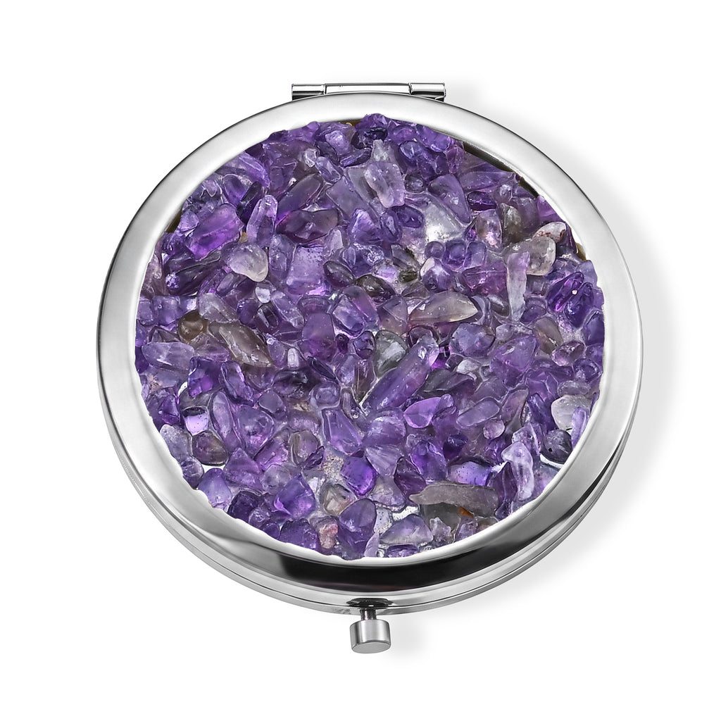 Afrikanischer Amethyst, Grüner Howlit Schmuckset ca. 50 cm 50.51 ct