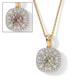 D'Joy AA Turkizit, Moissanit Schmuckset ca. 45 cm 925 Silber 750 Gelbgold vermeil ca. 1,98 ct.