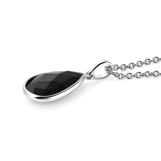 AAA Labradorit Anhänger, 925 Silber, 316L Edelstahl Kette ca. 50 cm ca. 4.33 ct