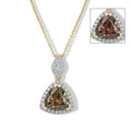 LUXURIANT DIAMOND - AAA Turkizit, Lab Grown Diamant Schmuckset ca. 45 cm ca. 4,00 ct.
