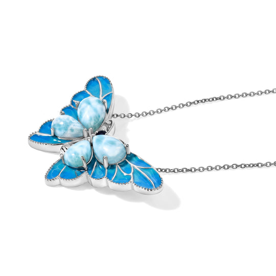 EVER TRUE AA Larimar Schmuckset ca. 50 cm ca. 13,09 ct.