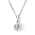 D'Joy Moissanit Schmuckset ca. 50 cm 925 Silber Platiniert und Edelstahl Platiniert ca. 1,87 ct.