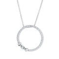 LUXURIANT DIAMOND - Lab Grown Diamant SI-GH Schmuckset ca. 50 cm 925 Silber Rhodiniert ca. 1,09 ct.