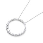 LUXURIANT DIAMOND - Lab Grown Diamant SI-GH Schmuckset ca. 50 cm 925 Silber Rhodiniert ca. 1,09 ct.