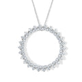 LUXURIANT DIAMOND - Lab Grown Diamant SI-GH Schmuckset ca. 50 cm 925 Silber Rhodiniert ca. 1.04 ct