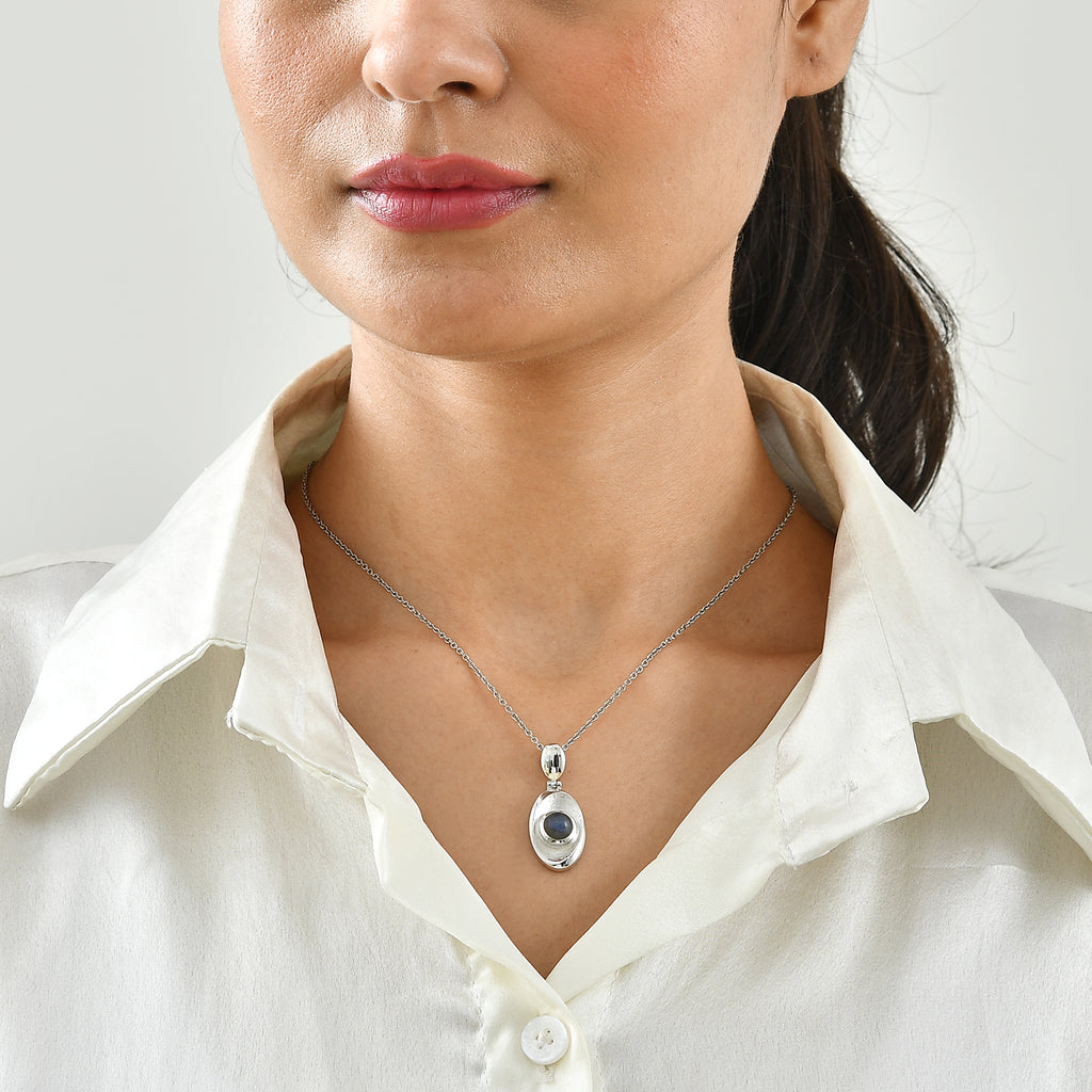 EVER TRUE AAA Labradorit Schmuckset ca. 50 cm ca. 1,52 ct.