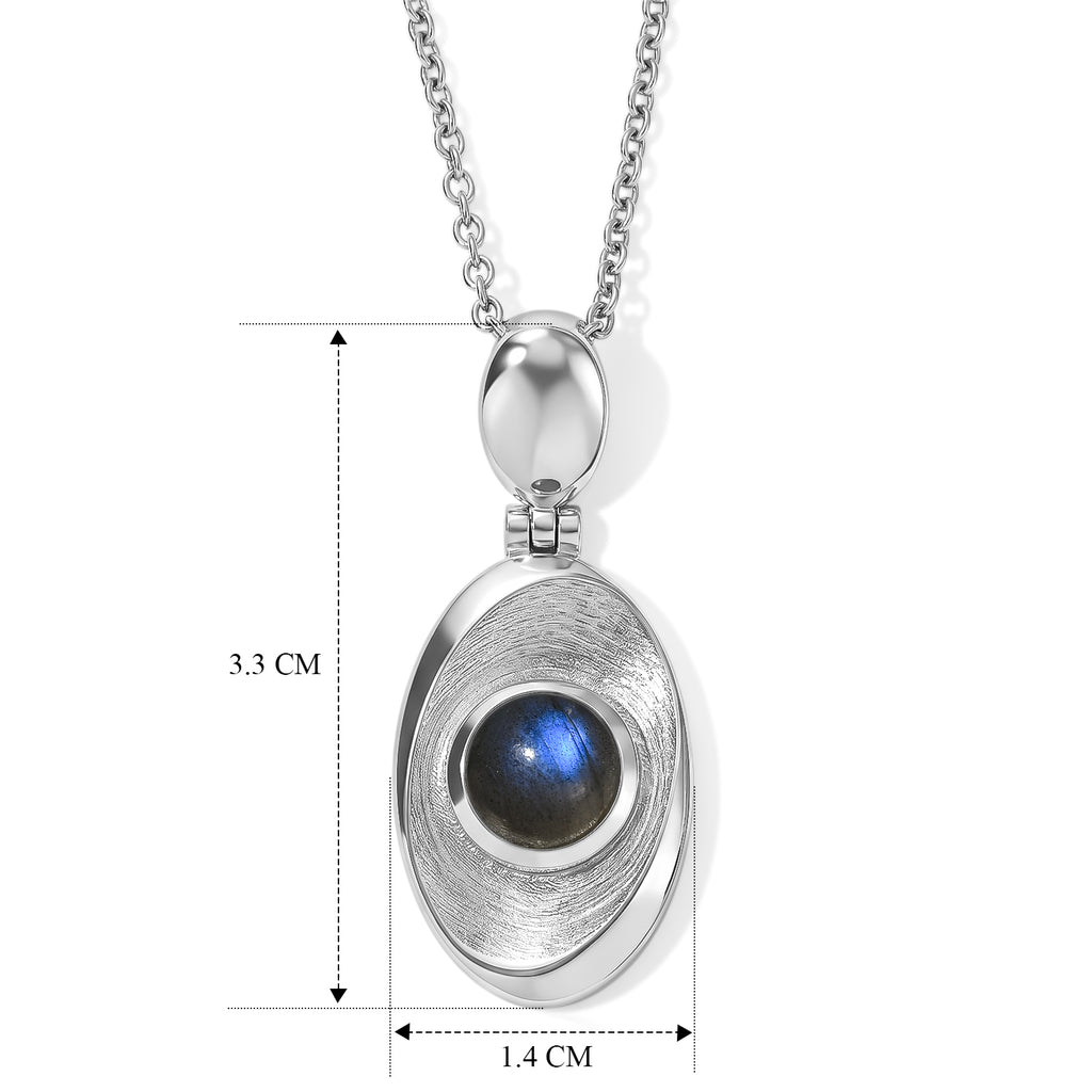 EVER TRUE AAA Labradorit Schmuckset ca. 50 cm ca. 1,52 ct.