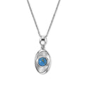 EVER TRUE Blaues Türkis Anhänger mit Kette, ca. 50 cm ca. 1.34 ct