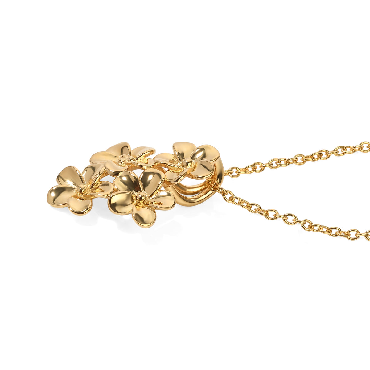 EverTrue Anhänger mit 50cm Edelstahl Kette, Bronze 750 vergoldet - 4,89 Gramm