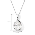 D'Joy Moissanit Schmuckset ca. 50 cm 925 Silber Rhodiniert ca. 5.15 ct
