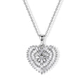 LUXURIANT DIAMOND - Lab Grown Diamant  SGL zertifiziert SI-GH Schmuckset ca. 50 cm 925 Silber Rhodiniert ca. 1,04 ct.
