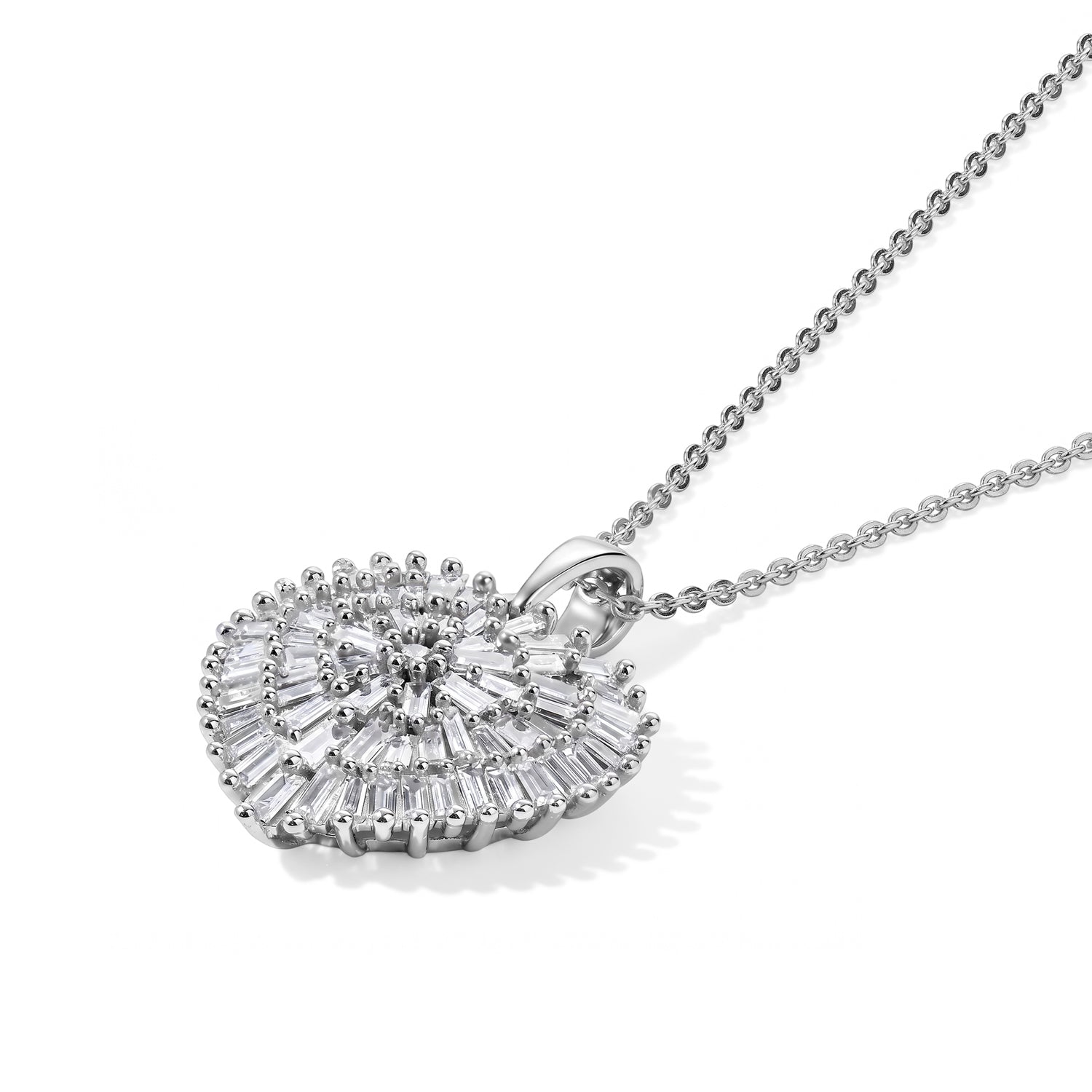 LUXURIANT DIAMOND - Lab Grown Diamant SI-GH Schmuckset ca. 50 cm 925 Silber Rhodiniert ca. 1,04 ct.