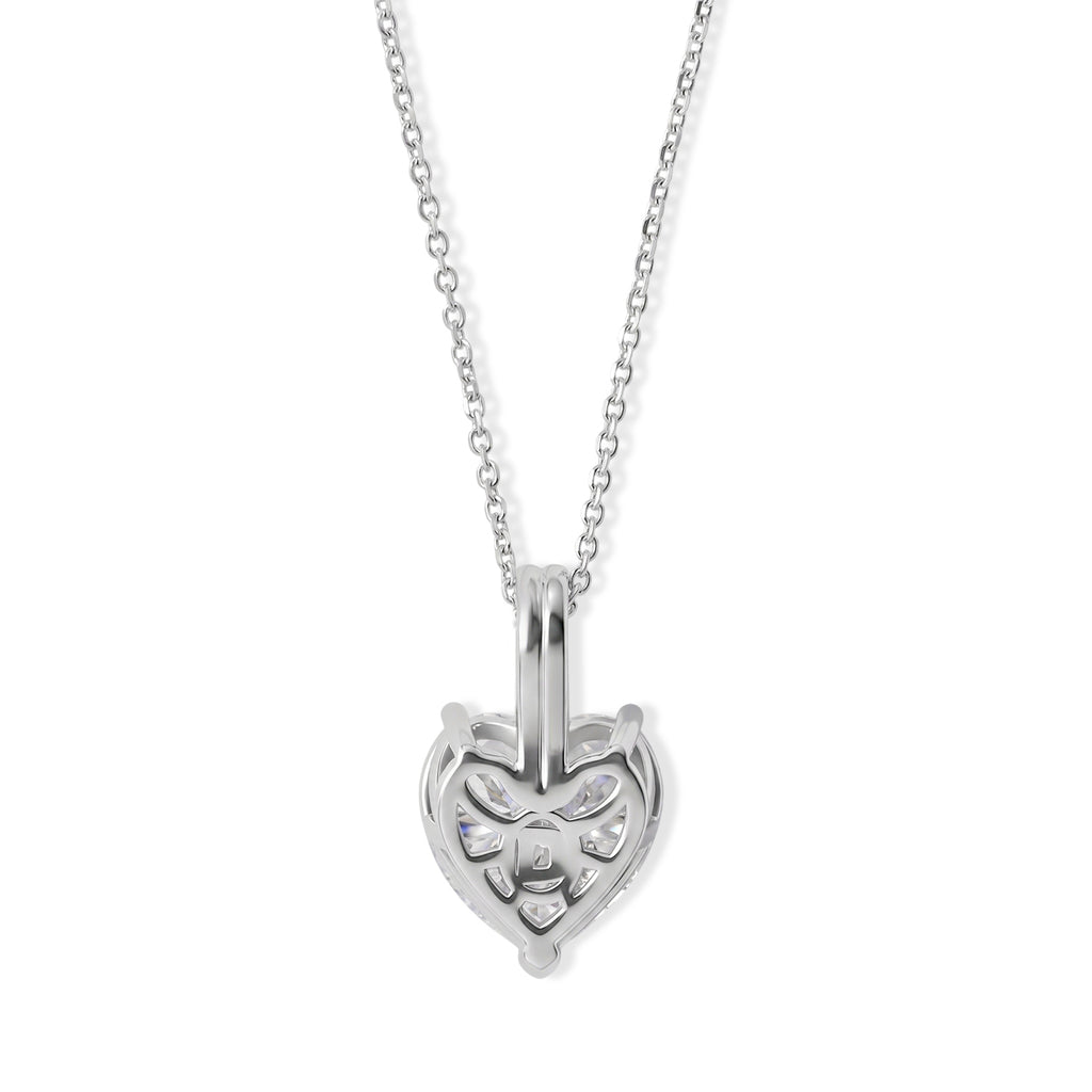 RADIANTA 2er Set GRA zertifiziert Moissanit (D-VVS) Schmuckset ca. 45 cm 925 Silber Rhodiniert ca. 6.26 ct