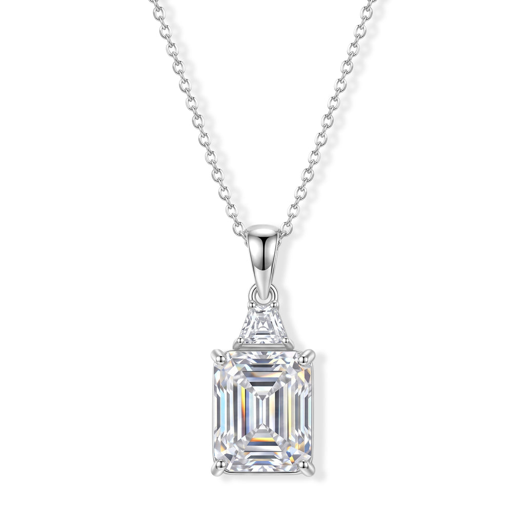 D'Joy Moissanit Schmuckset ca. 45 cm 925 Silber Rhodiniert ca. 7,17 ct.