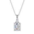 D'Joy Moissanit Schmuckset ca. 45 cm 925 Silber Rhodiniert ca. 7,17 ct.