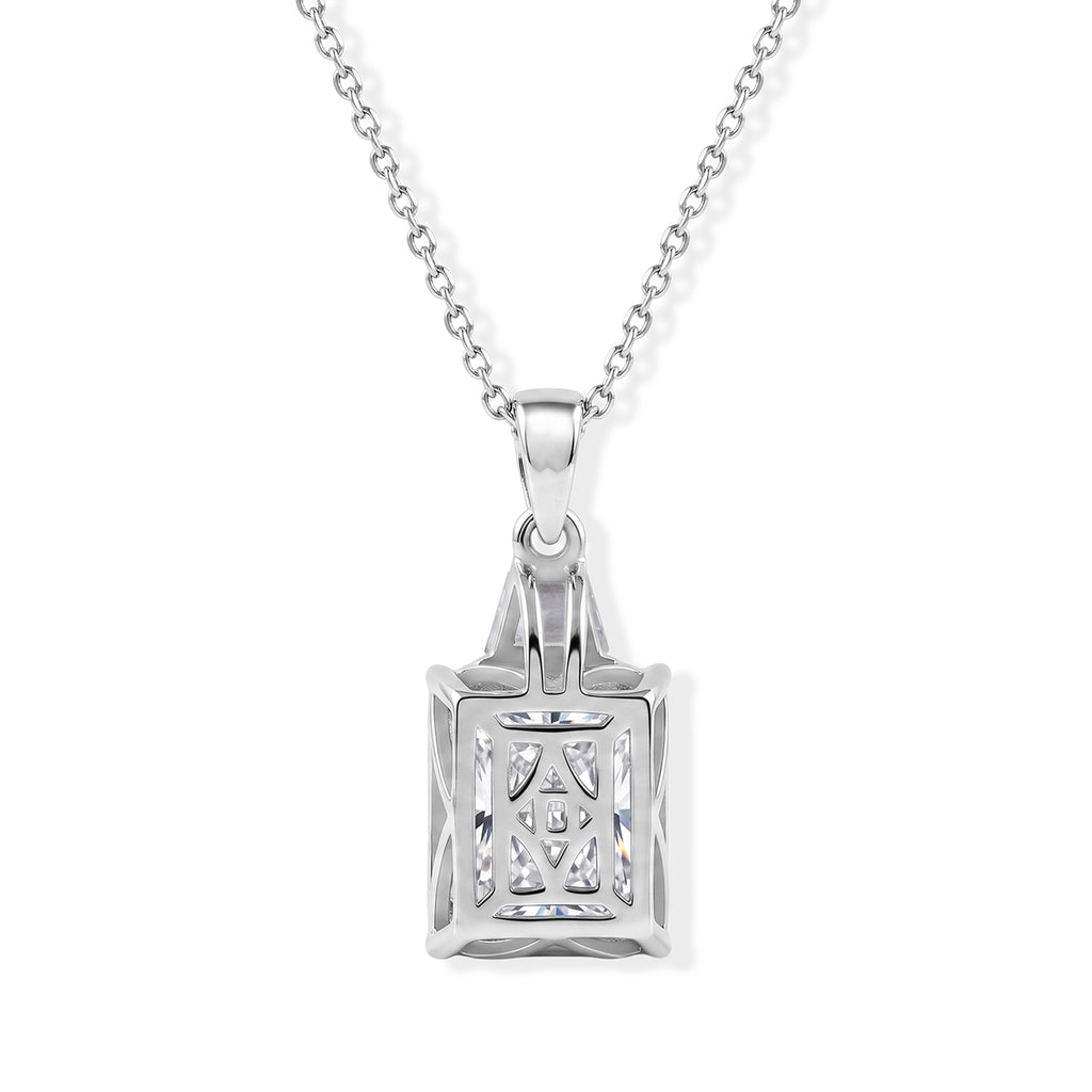 D'Joy Moissanit Schmuckset ca. 45 cm 925 Silber Rhodiniert ca. 7,17 ct.