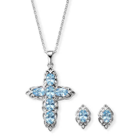 EVER TRUE Citrin Schmuckset ca. 50 cm ca. 4,41 ct.