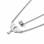 Weißer Kristall Schmuckset