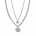 2er-Halsketten-Set mit Glücksbringermotiven, 316L-Edelstahl, ca. 20,60 g