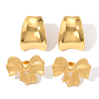 316L Edelstahl Ion-Gelbbeschichtung Schmuckset ca. 10,50g