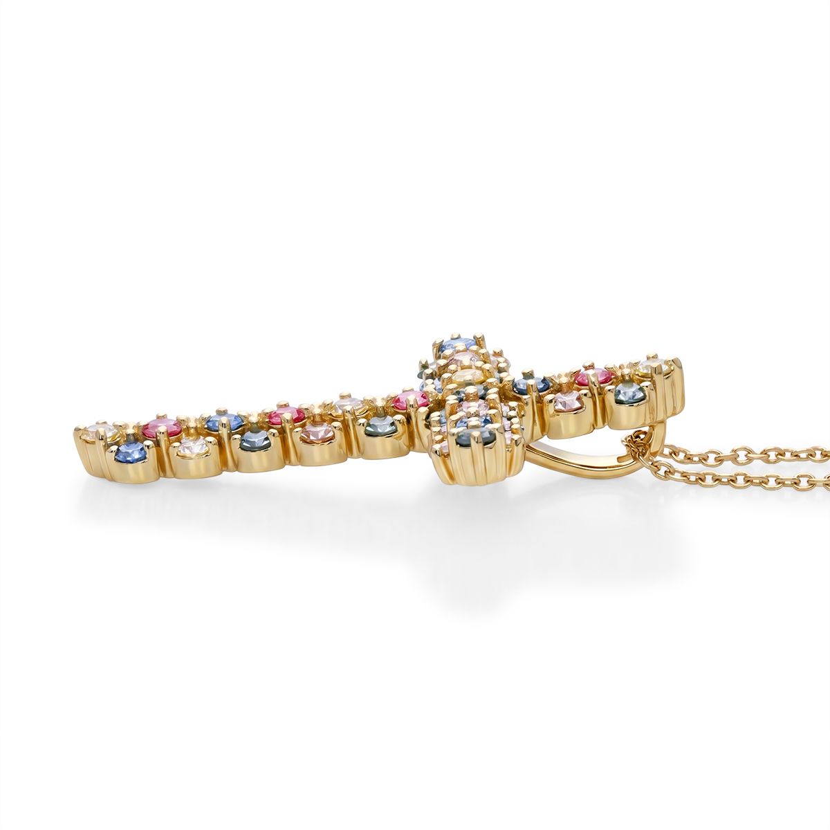 LUXURIANT DIAMOND - Lab Grown Diamant SI-GH Schmuckset ca. 50 cm 925 Silber 750 Gelbgold vermeil ca. 1.00 ct