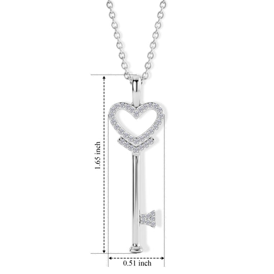LUXURIANT DIAMOND - Lab Grown Diamant SI-GH Schmuckset ca. 50 cm 925 Silber 750 Roségold vermeil ca. 0,26 ct.