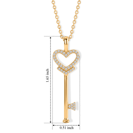 LUXURIANT DIAMOND - Lab Grown Diamant SI-GH Schmuckset ca. 50 cm 925 Silber 750 Roségold vermeil ca. 0,26 ct.