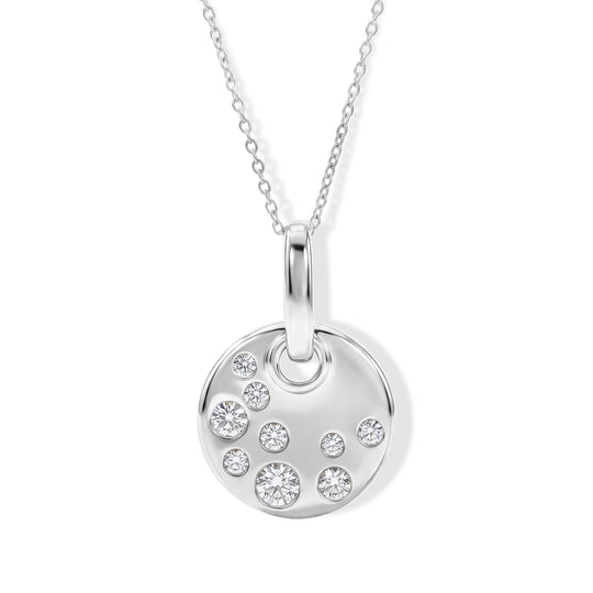 LUXURIANT DIAMOND - Lab Grown Diamant SGL zertifiziert SI-GH Schmuckset ca. 50 cm 925 Silber Rhodiniert ca. 0,50 ct.