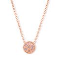 D'Joy Rosa Diamant Schmuckset ca. 45 cm 925 Silber 750 Roségold vermeil (10-15 Werktage Lieferzeit) ca. 0,05 ct.