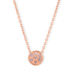 D'Joy Rosa Diamant Schmuckset ca. 45 cm 925 Silber 750 Roségold vermeil (10-15 Werktage Lieferzeit) ca. 0,05 ct.
