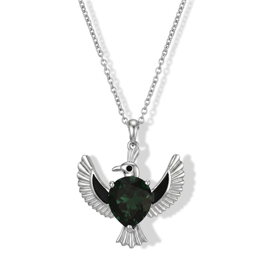 EVER TRUE Alexandrit Quarz Triplette, Schwarzer Spinell Anhänger mit Kette, ca. 50 cm ca. 4.96 ct
