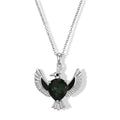 EVER TRUE Alexandrit Quarz Triplette, Schwarzer Spinell Anhänger mit Kette, ca. 50 cm ca. 4.96 ct