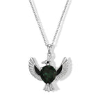EVER TRUE Alexandrit Quarz Triplette, Schwarzer Spinell Anhänger mit Kette, ca. 50 cm ca. 4.96 ct