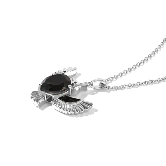 EVER TRUE Alexandrit Quarz Triplette, Schwarzer Spinell Anhänger mit Kette, ca. 50 cm ca. 4.96 ct