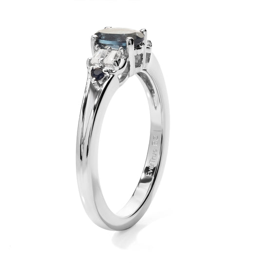 EVER TRUE 2er Set - London Blau Topas Anhänger mit Kette und Ring, ca. 50 cm (Größe 21.00) ca. 1.27 ct