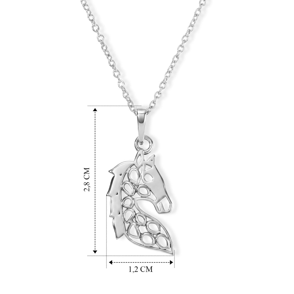 LUXURIANT DIAMOND - D'Joy Lab Grown Diamant Schmuckset ca. 50 cm 925 Silber Rhodiniert ca. 0.27 ct