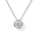 D'Joy GRA zertifiziert Moissanit Schmuckset ca. 50 cm 925 Silber Rhodiniert ca. 1.00 ct