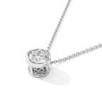 D'Joy GRA zertifiziert Moissanit Schmuckset ca. 50 cm 925 Silber Rhodiniert ca. 1.00 ct