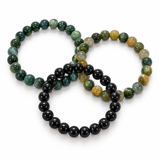 Schwarzer Achat, Jaspis Schmuck Zubehör  ca. 170.00 ct