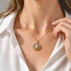 EVER TRUE AAA Natürlicher, äthiopischer Welo Opal Anhänger mit Kette, ca. 50 cm Reine Bronze Platiniert und vergoldet und Edelstahl Platiniert ca. 0.54 ct