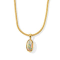 EVER TRUE AAA Natürlicher, äthiopischer Welo Opal Schmuckset ca. 50 cm ca. 1,08 ct.
