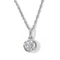 D'Joy Moissanit Schmuckset ca. 50 cm 925 Silber Platiniert und Edelstahl Platiniert ca. 1,28 ct.
