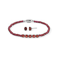 EVER TRUE Roter Granat Schmuckset  ca. 15,90 ct.