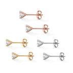 D'Joy Moissanit Schmuckset 925 Silber 750 Rosévergoldet, 925 Silber 750 Vergoldet, 925 Silber Rhodiniert ca. 3,00 ct.