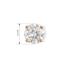 D'Joy Moissanit Schmuckset 925 Silber 750 Rosévergoldet, 925 Silber 750 Vergoldet, 925 Silber Rhodiniert ca. 3,00 ct.