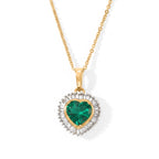 LUXURIANT DIAMOND - 925 Silber 750 Gelbgold vermeil Schmuckset ca. 50 cm ca.