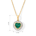 LUXURIANT DIAMOND - 925 Silber 750 Gelbgold vermeil Schmuckset ca. 50 cm ca.