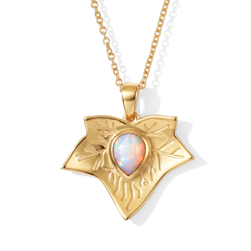 EVER TRUE AAA Natürlicher, äthiopischer Welo Opal Anhänger mit Kette,  (9-14 Werktage Lieferzeit) ca. 50 cm ca. 1.05 ct
