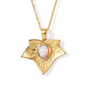 EVER TRUE AAA Natürlicher, äthiopischer Welo Opal Anhänger mit Kette,  (9-14 Werktage Lieferzeit) ca. 50 cm ca. 1.05 ct